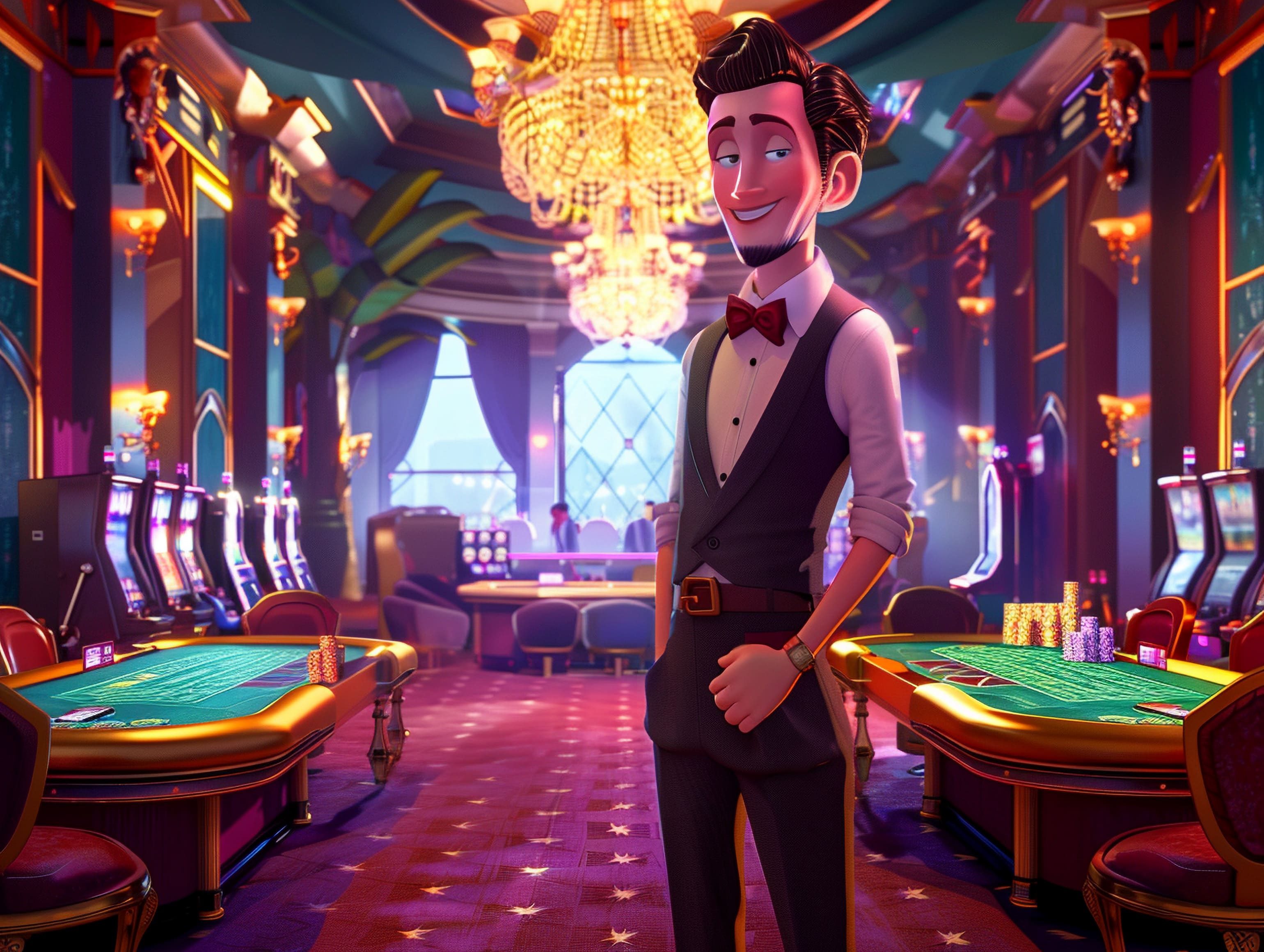 Player enjoying a social reel-based game